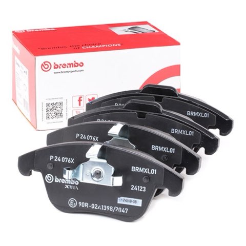 Brembo Xtra P 24 076X Brake Pad Set — Front, photo 3