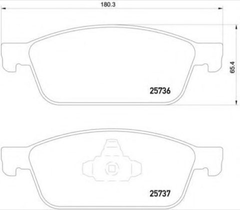 Brembo Prime P 24 157 Brake Pad Set — Front 180mm, photo 6