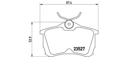 Brembo Prime P 28 030 Brake Pad Set — 87mm, photo 3