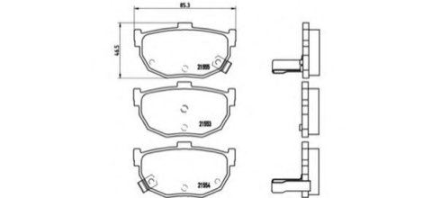Brembo Prime P 30 003 Brake Pad Set — 85mm, photo 4