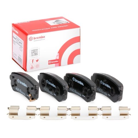 Brembo Prime P 30 051 Brake Pad Set — Rear 93mm, photo 2