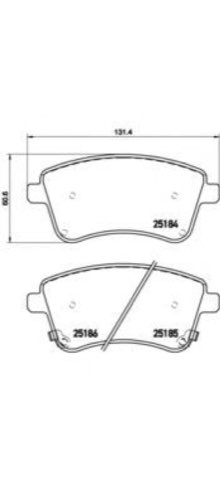 Brembo Prime P 30 064 Brake Pad Set — 131mm, photo 6