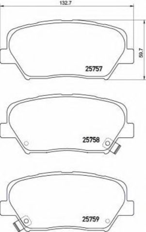 Brembo Prime P 30 070 Brake Pad Set — 133mm, photo 7