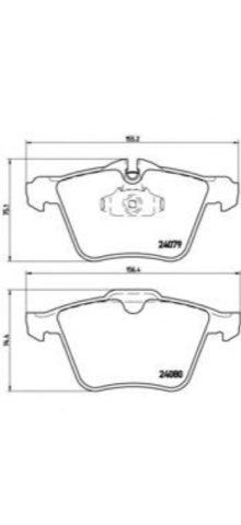 Brembo Prime P 36 027 Brake Pad Set, photo 5