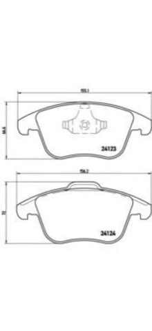 Brembo Prime P 44 020 Brake Pad Set, photo 4