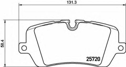 Brembo Prime P 44 021 Brake Pad Set — Rear 131mm, photo 4