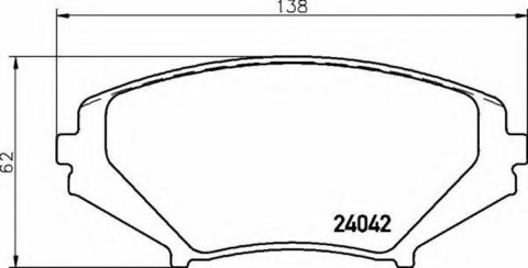 Brembo Prime P 49 034 Brake Pad Set — 108mm, photo 4