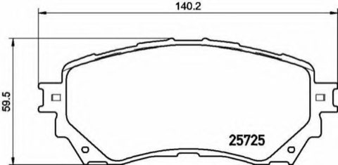 Brembo Prime P 49 048 Brake Pad Set — Front 140mm, photo 4