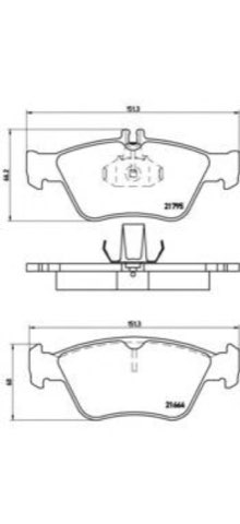Brembo Prime P 50 023 Brake Pad Set — Front 151mm, photo 4