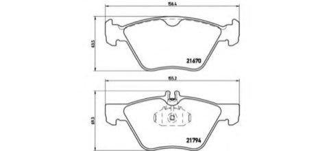 Brembo Prime P 50 026 Brake Pad Set — Front 156mm, photo 4