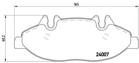 Brembo Prime P 50 050 Brake Pad Set — 165mm, photo 5