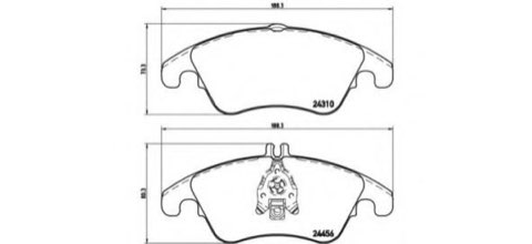Brembo Prime P 50 069 Brake Pad Set Prime Line - Ring — Front 188mm, photo 5