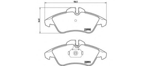 Brembo Prime P 50 080 Brake Pad Set — 157mm, photo 4