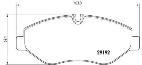 Brembo Prime P 50 085 Brake Pad Set — Front 163mm, photo 11