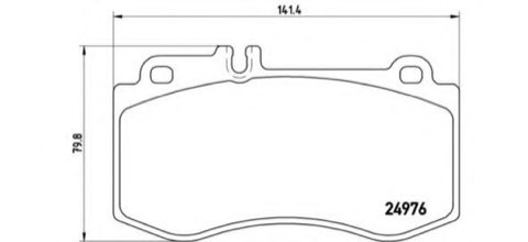 Brembo Prime P 50 087 Brake Pad Set — Front 141mm, photo 5