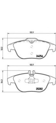 Brembo Prime P 50 104 Brake Pad Set — Rear 123mm, photo 4