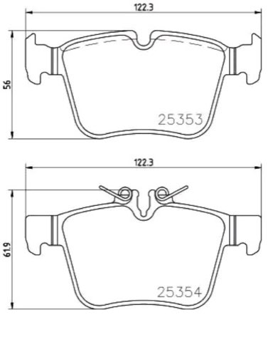 Brembo Prime P 50 122 Brake Pad, photo 3