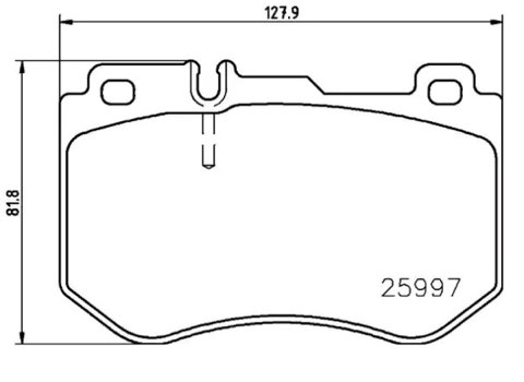 Brembo Prime P 50 123 Brake Pad Set — Front 130mm, photo 2