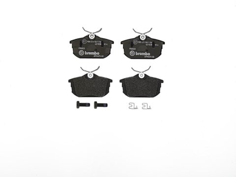Brembo Prime P 54 023 Brake Pad Set — Rear 87mm, photo 5