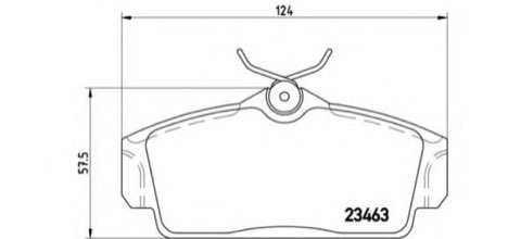 Brembo Prime P 56 036 Brake Pad Set — 124mm, photo 4