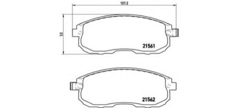 Brembo Prime P 56 065 Brake Pad Set — Front 137mm, photo 4