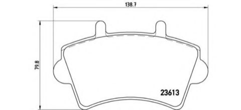 Brembo Prime P 59 039 Brake Pad Set — 139mm, photo 4