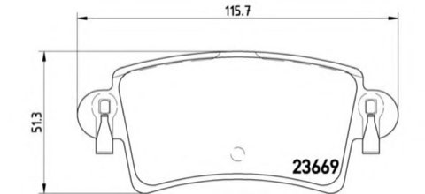 Brembo Prime P 59 040 Brake Pad Set — 116mm, photo 5