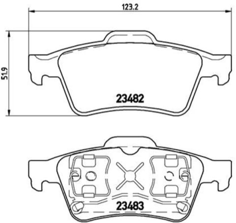 Brembo Prime P 59 044 Brake Pad Set — 123mm, photo 7
