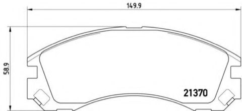 Brembo Prime P 61 089 Brake Pad Set — 150mm, photo 4