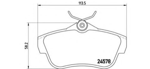 Brembo Prime P 61 095 Brake Pad Set — 114mm, photo 4