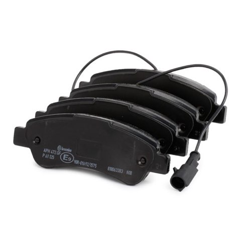 Brembo Prime P 61 125 Brake Pad Set — Rear 137mm, photo 3