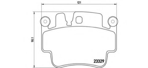Brembo Prime P 65 009 Brake Pad Set — 121mm, photo 4