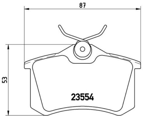 Brembo Prime P 68 024 Brake Pad Set — Rear 87mm, photo 7