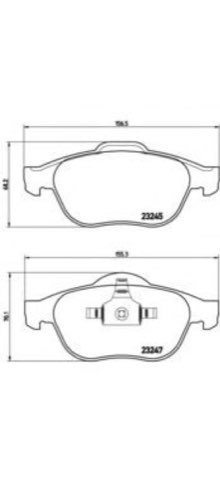 Brembo Prime P 68 030 Brake Pad Set, photo 4
