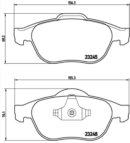 Brembo Prime P 68 032 Brake Pad Set, photo 6