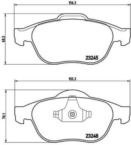 Brembo Prime P 68 032 Brake Pad Set, photo 7