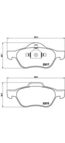 Brembo Prime P 68 048 Brake Pad Set, photo 4