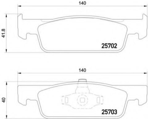 Brembo Prime P 68 059 Brake Pad Set — Front 140mm, photo 4