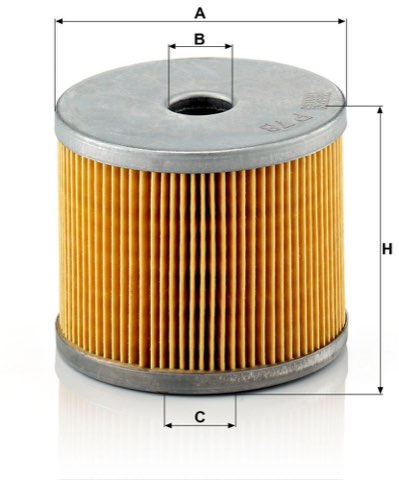 Mann-Filter P 78 x Fuel Filter, photo 2