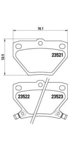 Brembo Prime P 83 052 Brake Pad Set — 79mm, photo 4