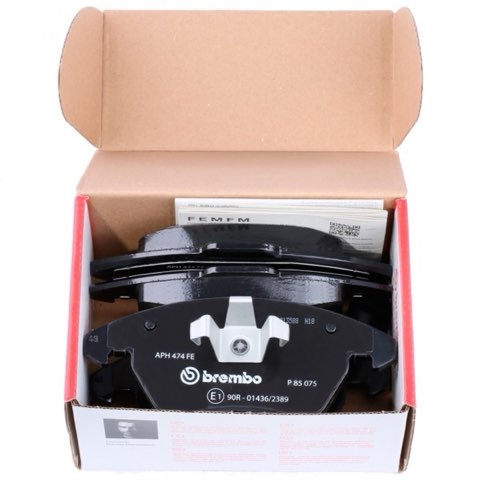 Brembo Prime P 85 075 Brake Pad Set — Front, photo 2