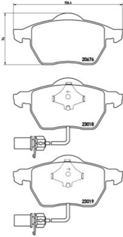 Brembo Prime P 85 085 Brake Pad Set Prime Line - Ring — Front 156mm, photo 9