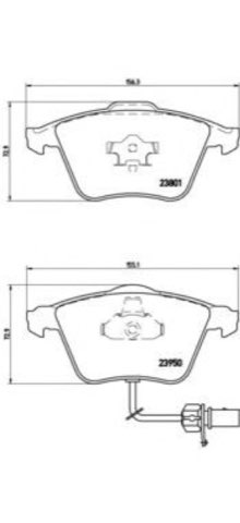 Brembo Prime P 85 097 Brake Pad Set — Front, photo 4