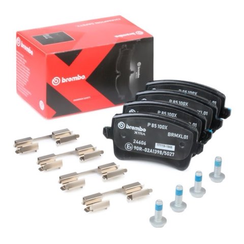 Brembo Xtra P 85 100X Brake Pad Set — Rear 117mm