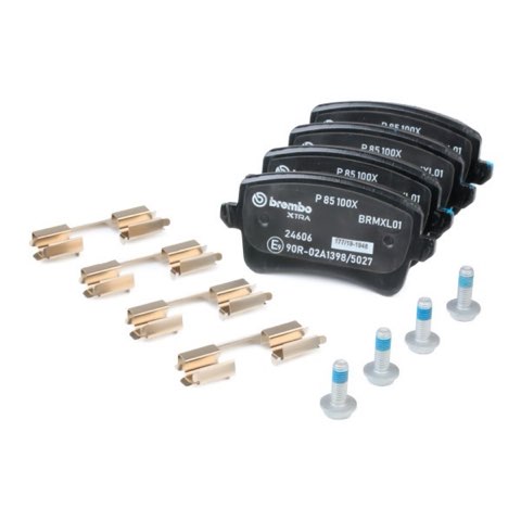Brembo Xtra P 85 100X Brake Pad Set — Rear 117mm, photo 2
