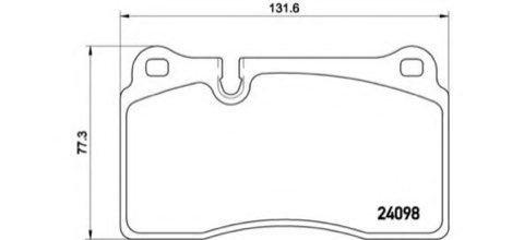 Brembo Prime P 85 110 Brake Pad Set — Front 132mm, photo 4
