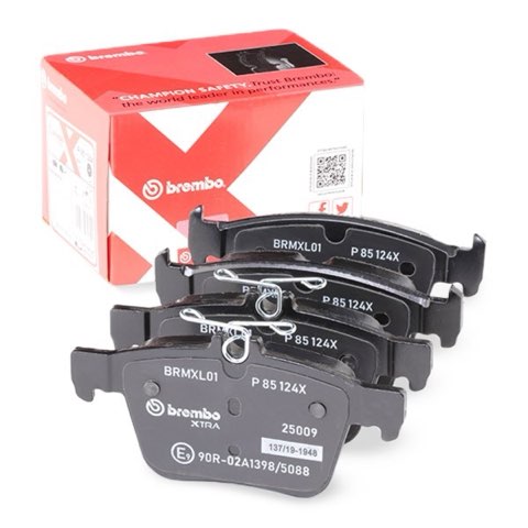 Brembo Xtra P 85 124X Brake Pad Set — Rear 123mm, photo 3