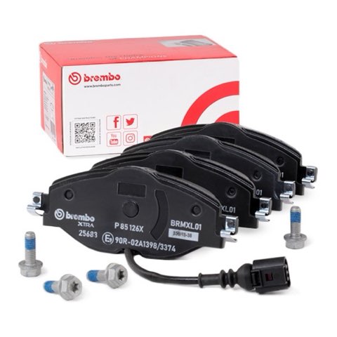 Brembo Xtra P 85 126X Brake Pad Set — Front 160mm, photo 4