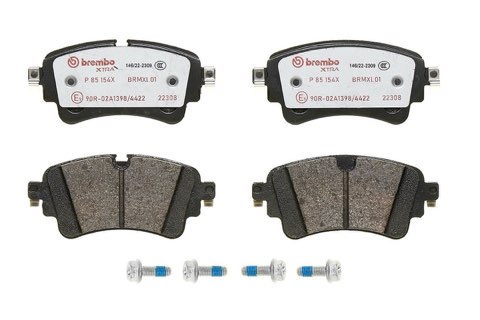 Brembo Xtra P 85 154X Brake Pad Set — Rear 129mm, photo 5