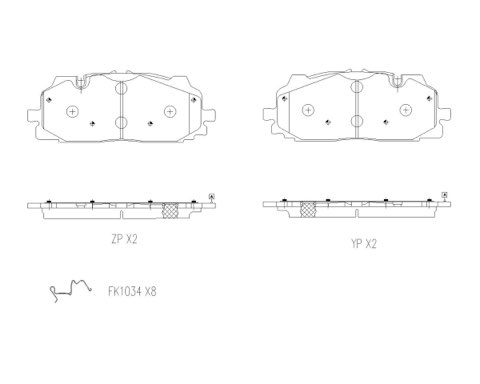 Brembo P 85 202 Brake Pad, photo 4